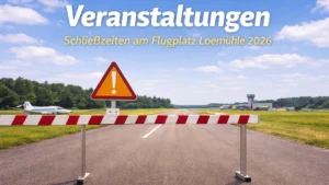 Mehr über den Artikel erfahren Schließzeiten an Veranstaltungsterminen